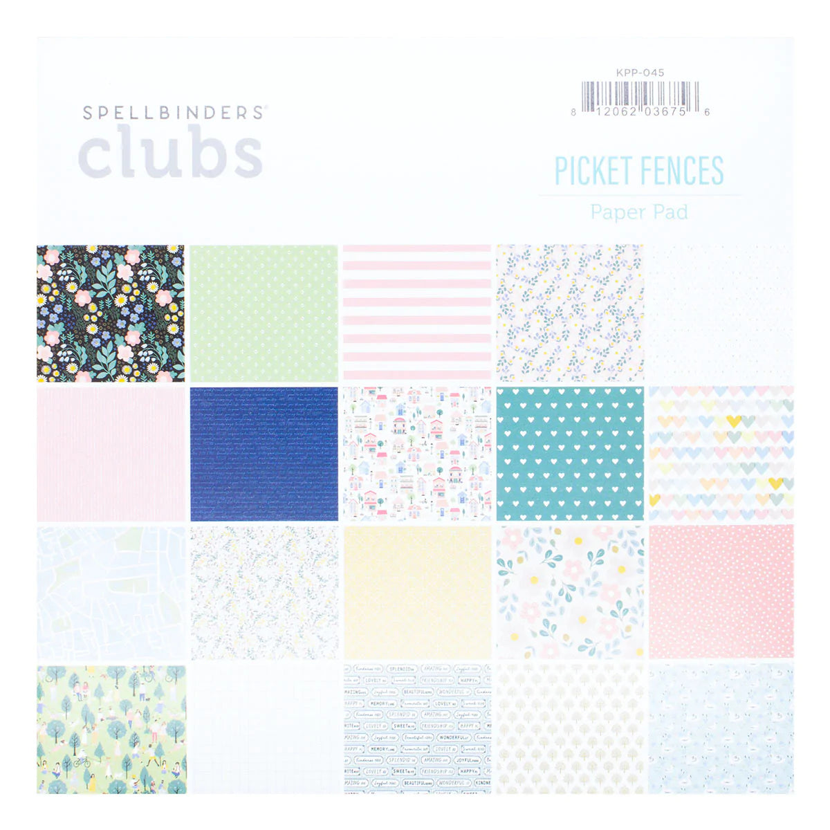 Picket Fences 6" x 6" Paper Pad