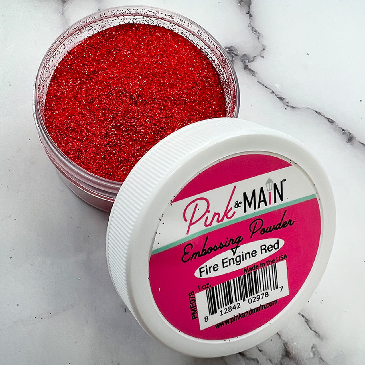 Fire Engine Red Embossing Powder