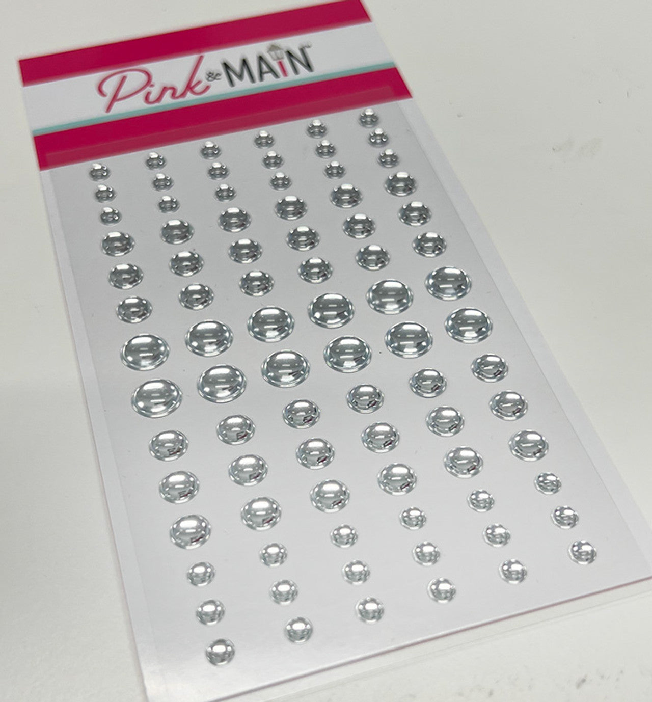 Silver Glossy Dots
