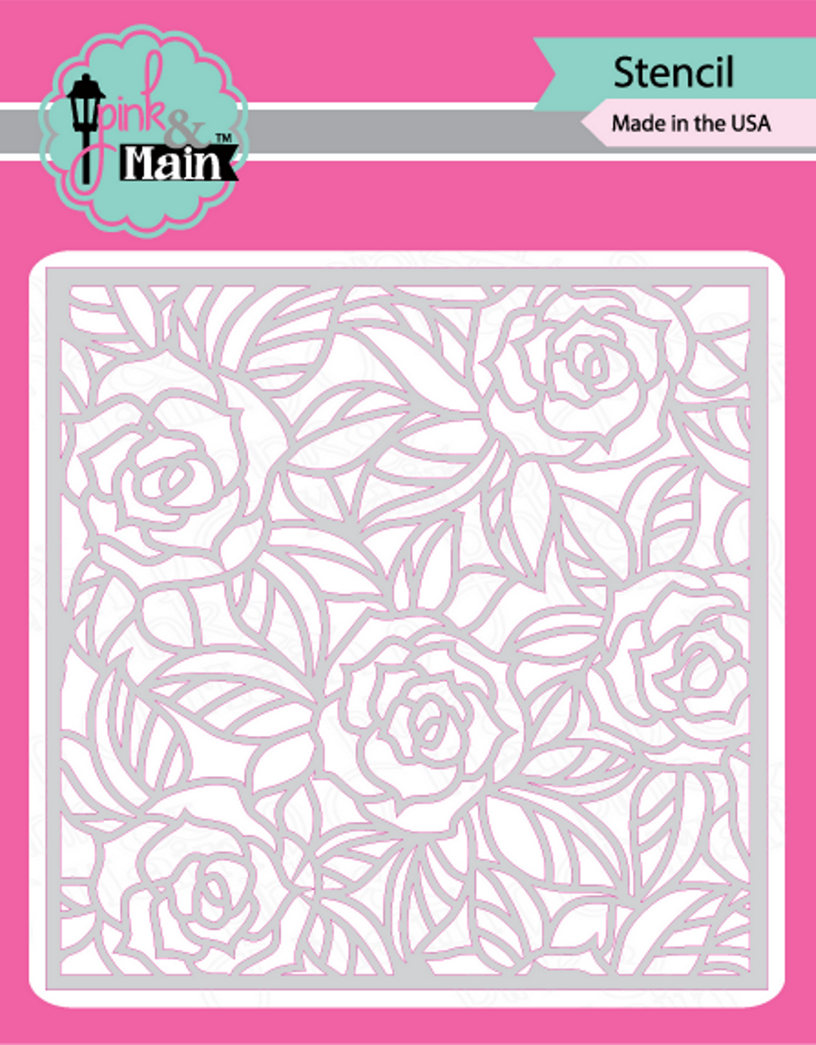 Memaw's Roses Stencil