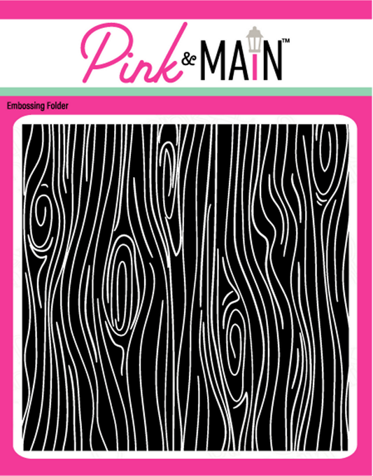 Woodgrain 6"x6" Embossing Folder