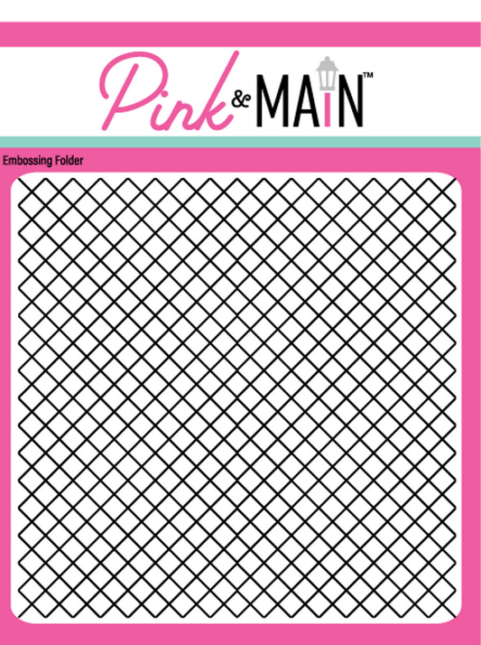 Grid 6"x6" Embossing Folder