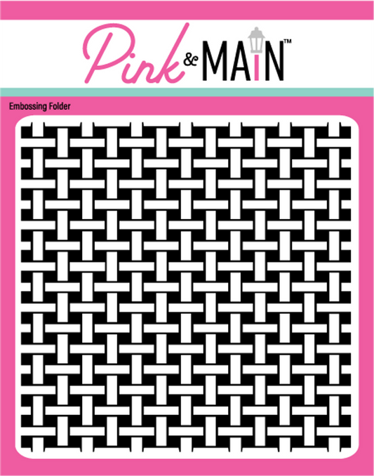 Basket 6x6 Embossing Folder