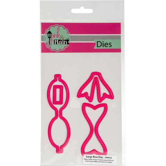 Large Stitched Bow Dies
