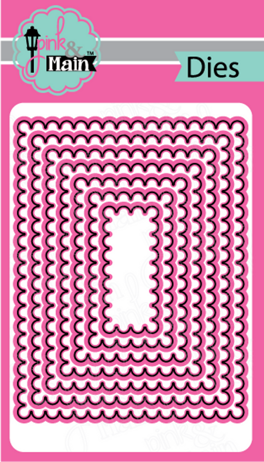 Scallop Rectangle Dies