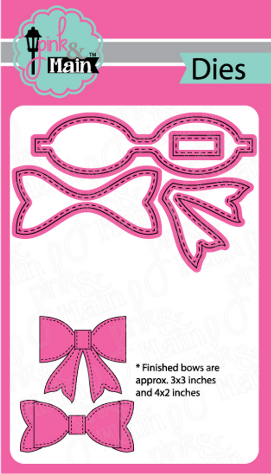 Extra Large Stitched Bow Dies